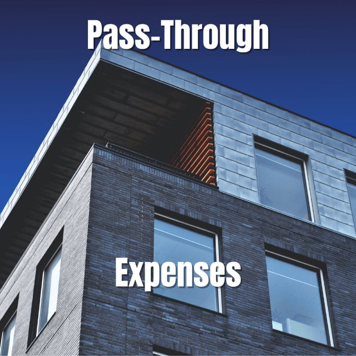 passthrough expenses 2 OPT - property management software